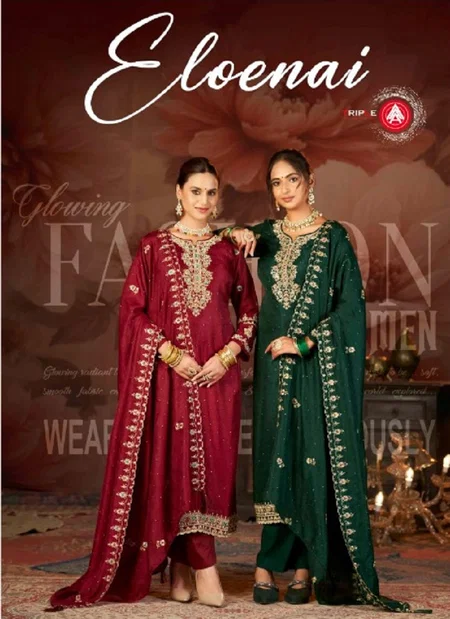Eloenai By Triple Aaa Viscose Silk Jcaquard Dress Material Wholesale Shop In Surat